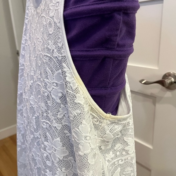 GUC. White lace dress. Noisy May. UK Size M - Picture 3 of 4